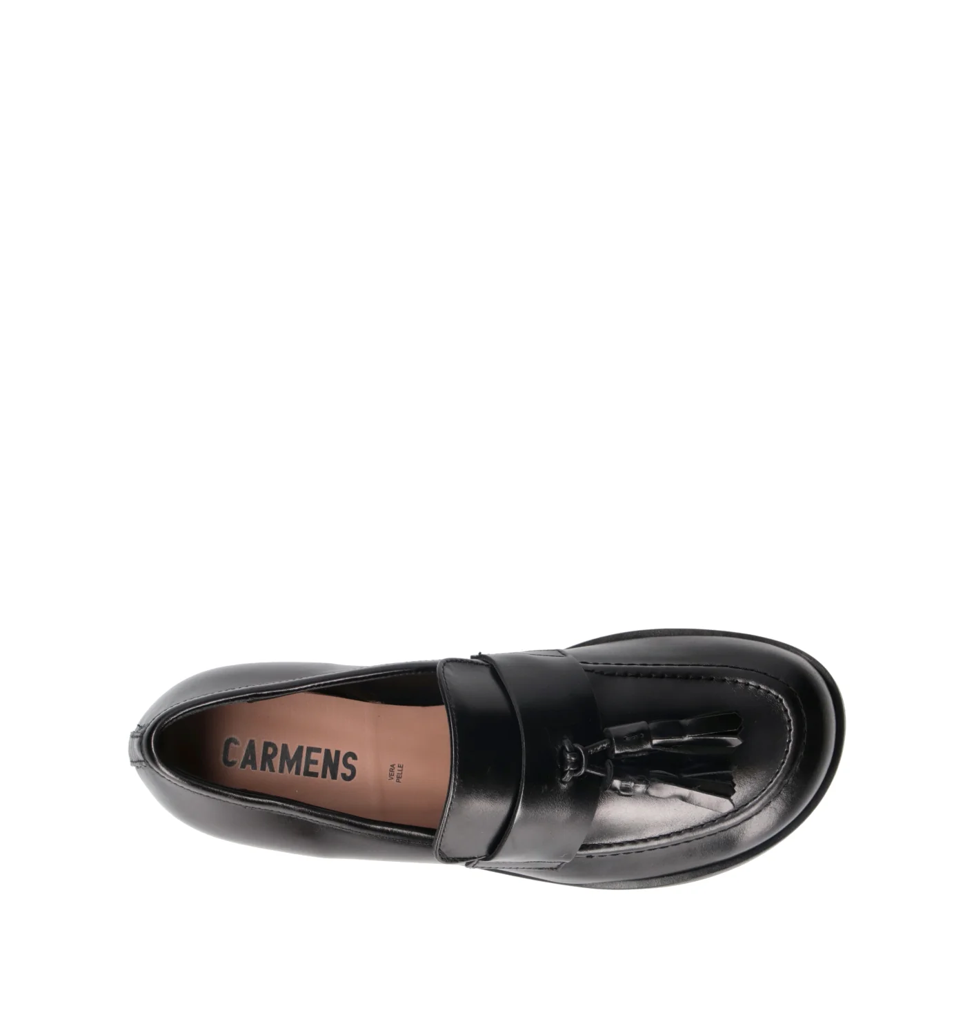 CARMENS Mocassino donna nero in pelle - Image 5