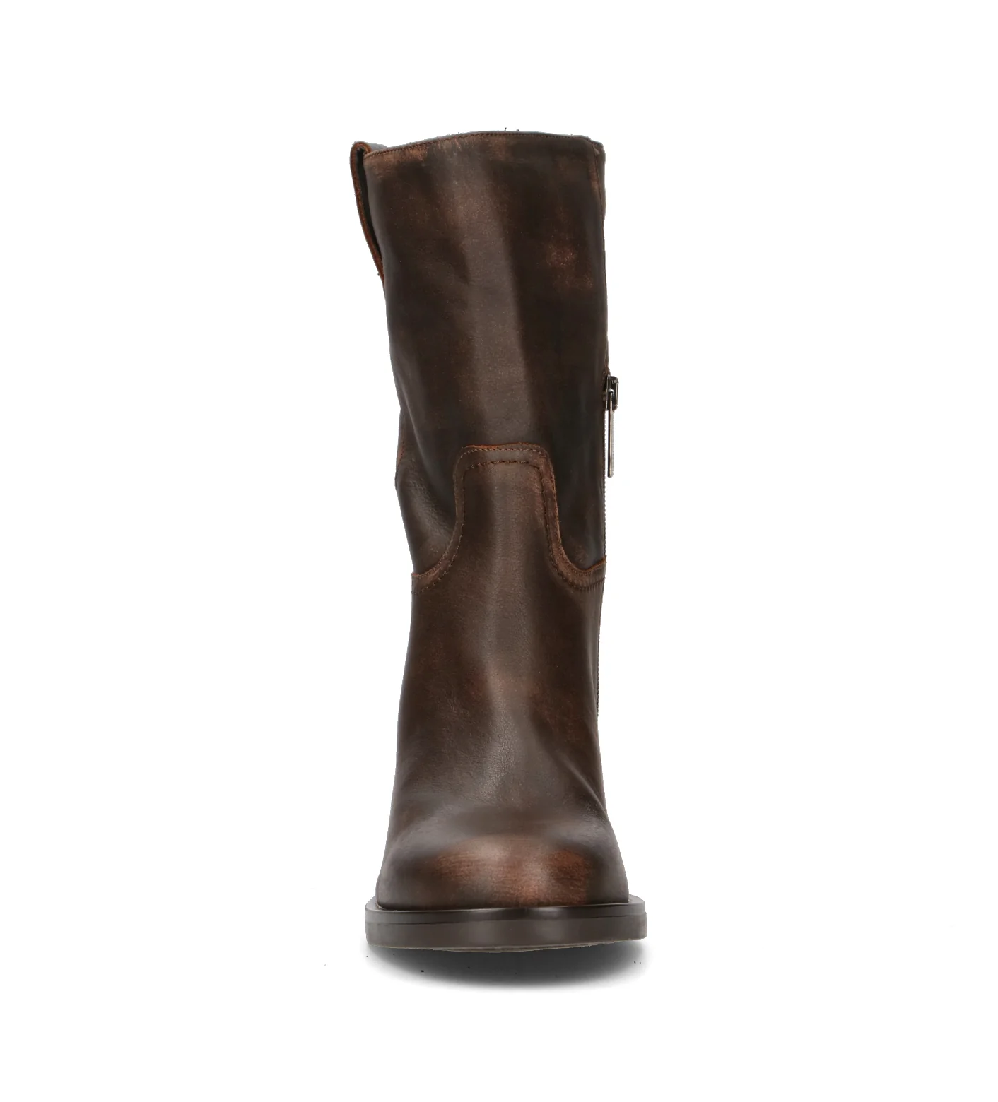 CARMENS Tronchetto donna marrone in pelle - Image 3