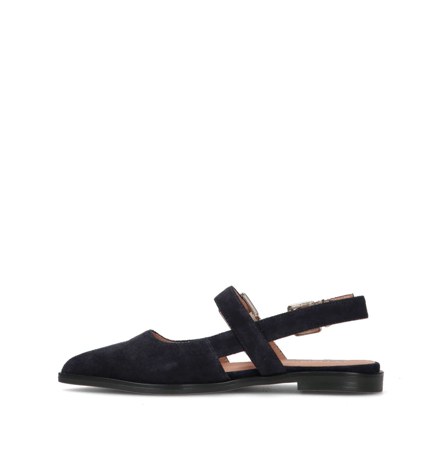 CARMENS Slingback donna blu in suede - Image 4
