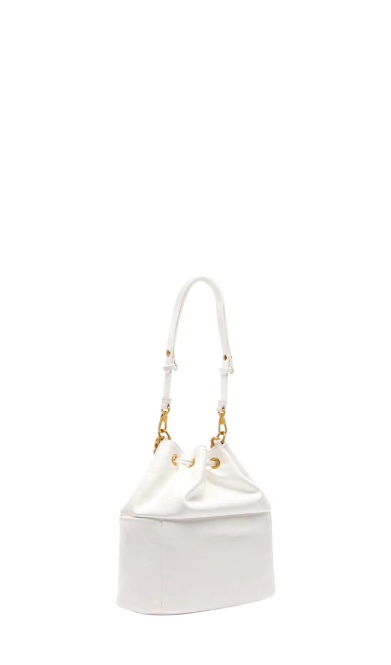LIU JO Borsa a secchiello donna bianca - Image 3
