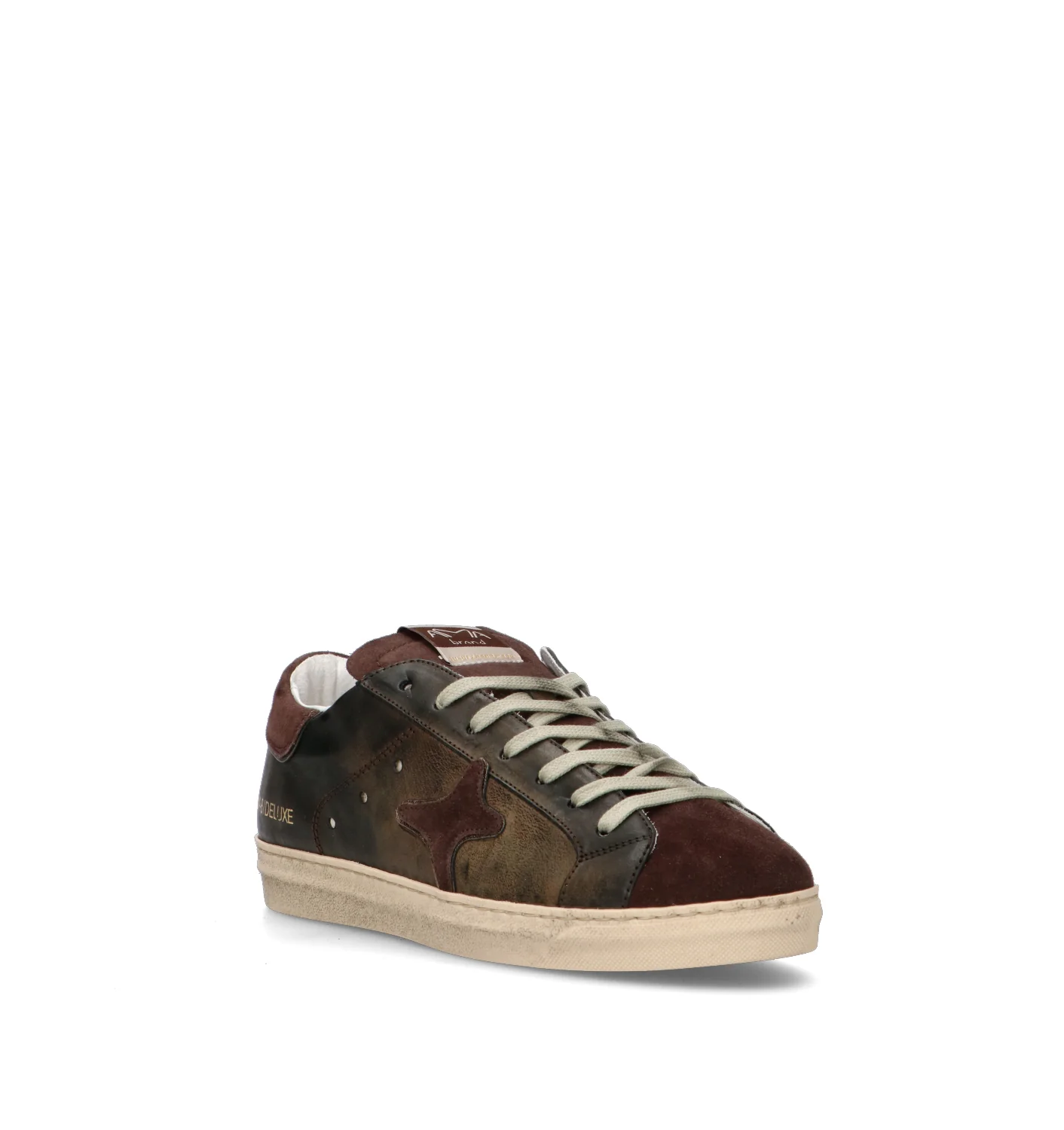 AMA BRAND Sneaker uomo marrone in pelle - Image 2
