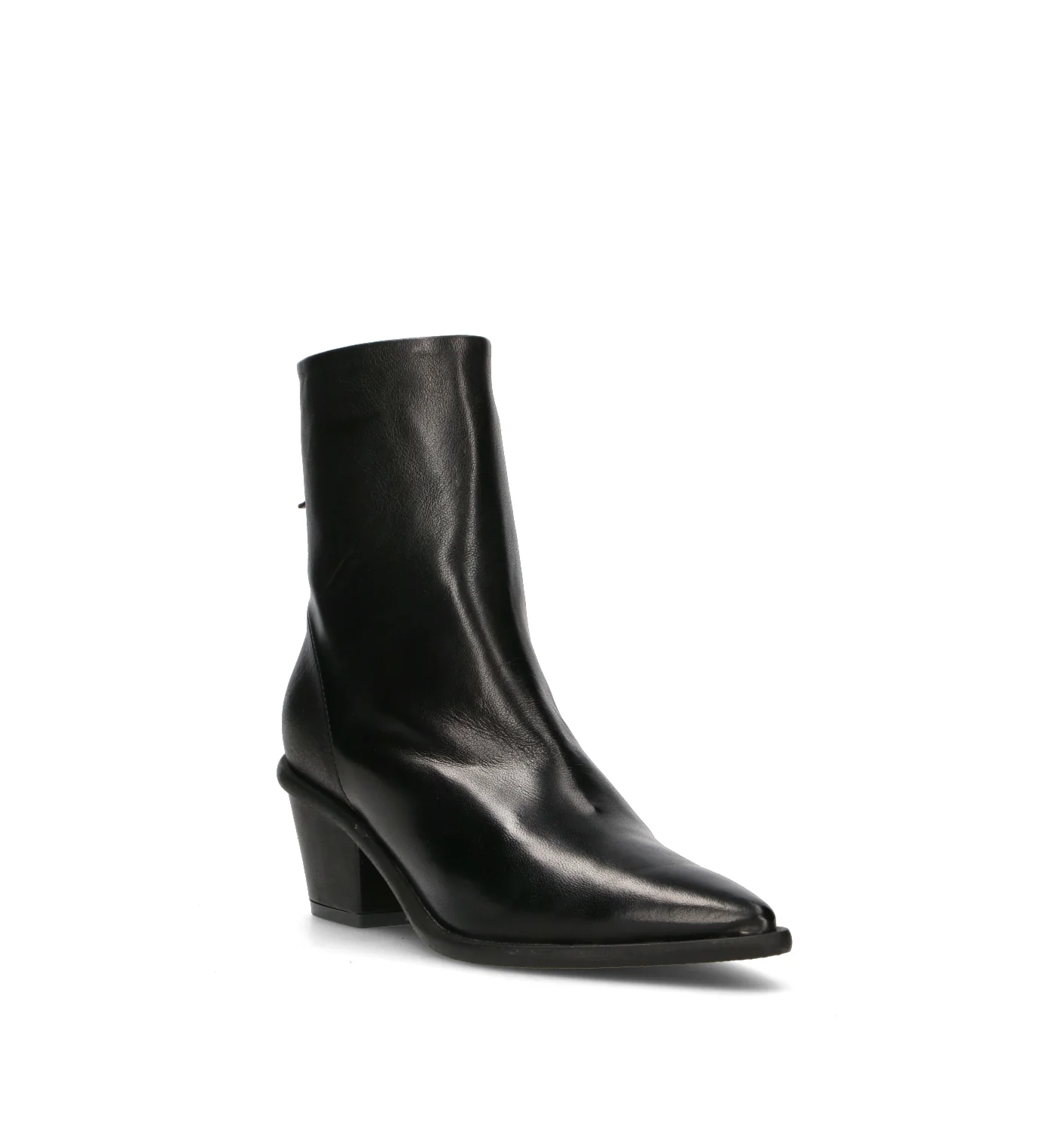 DOROTHYD Tronchetto donna nero in pelle - Image 2