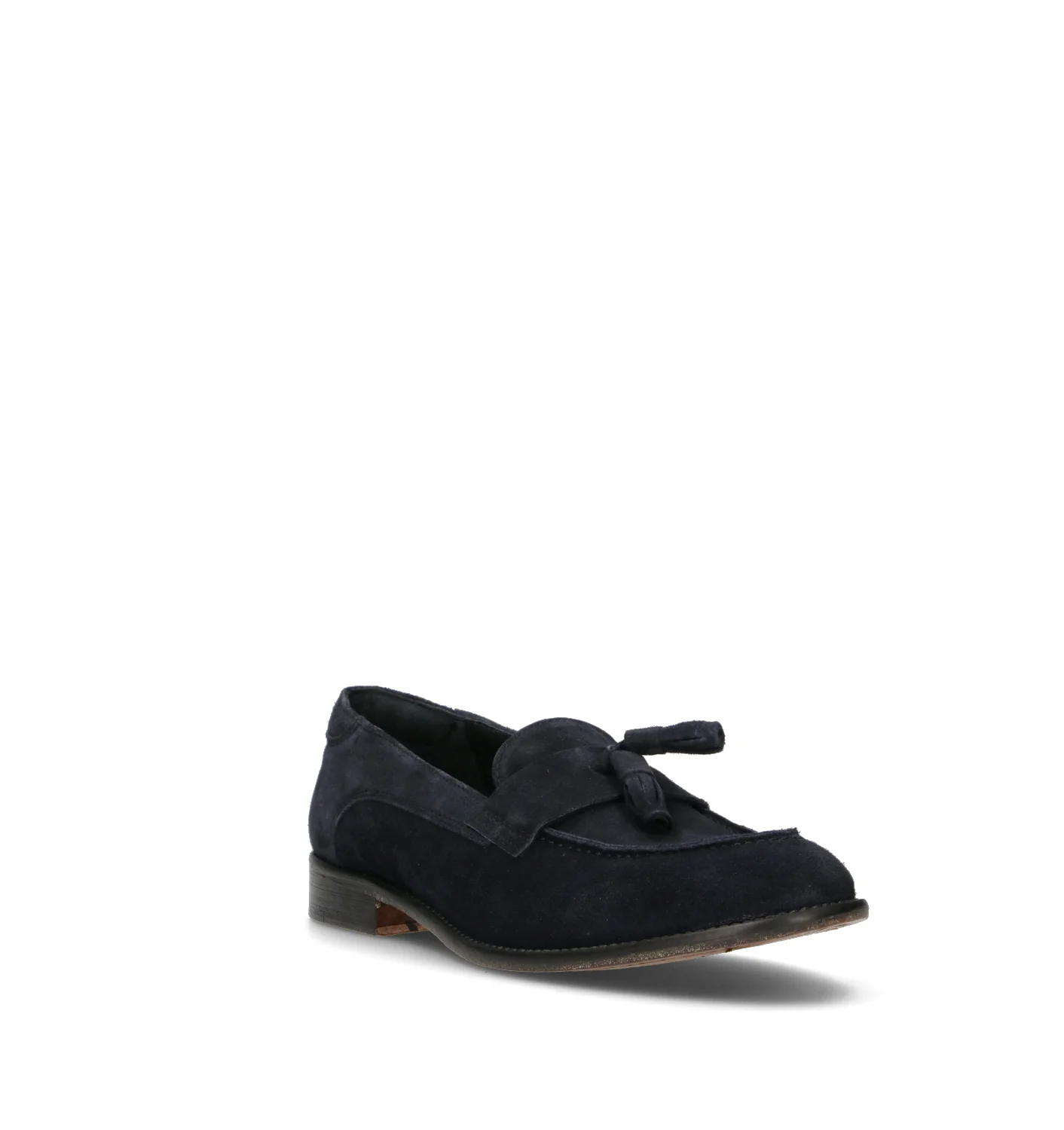 ANTICO MASTRO Mocassino uomo blu in suede - Image 2
