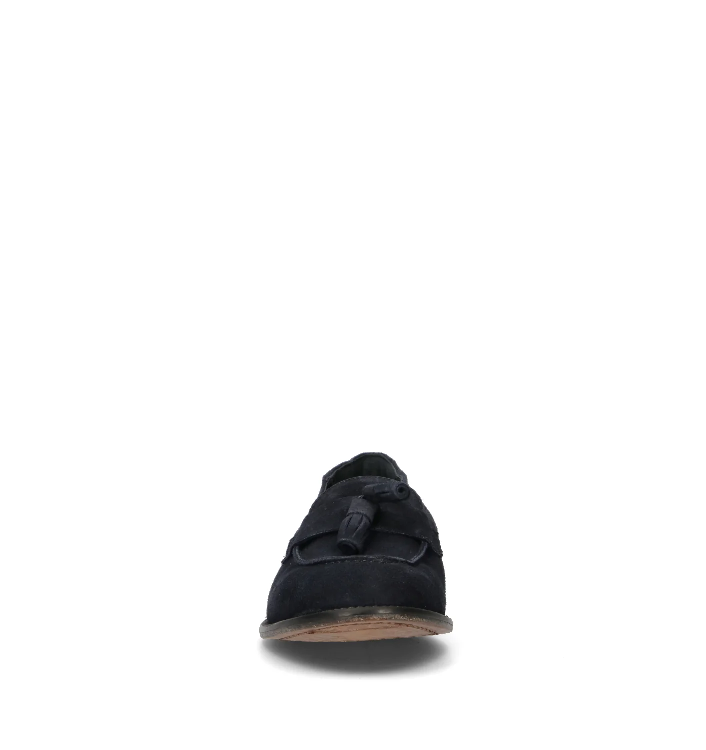 ANTICO MASTRO Mocassino uomo blu in suede - Image 3