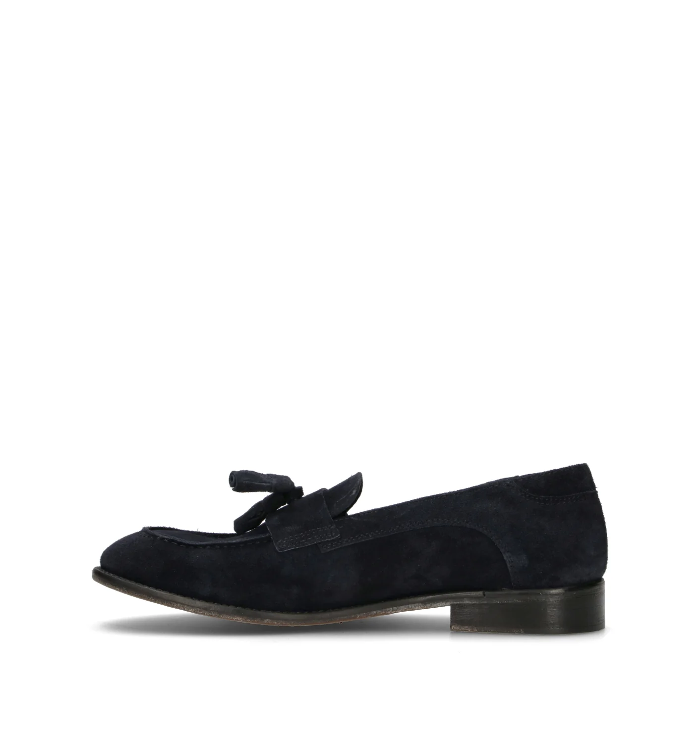 ANTICO MASTRO Mocassino uomo blu in suede - Image 4