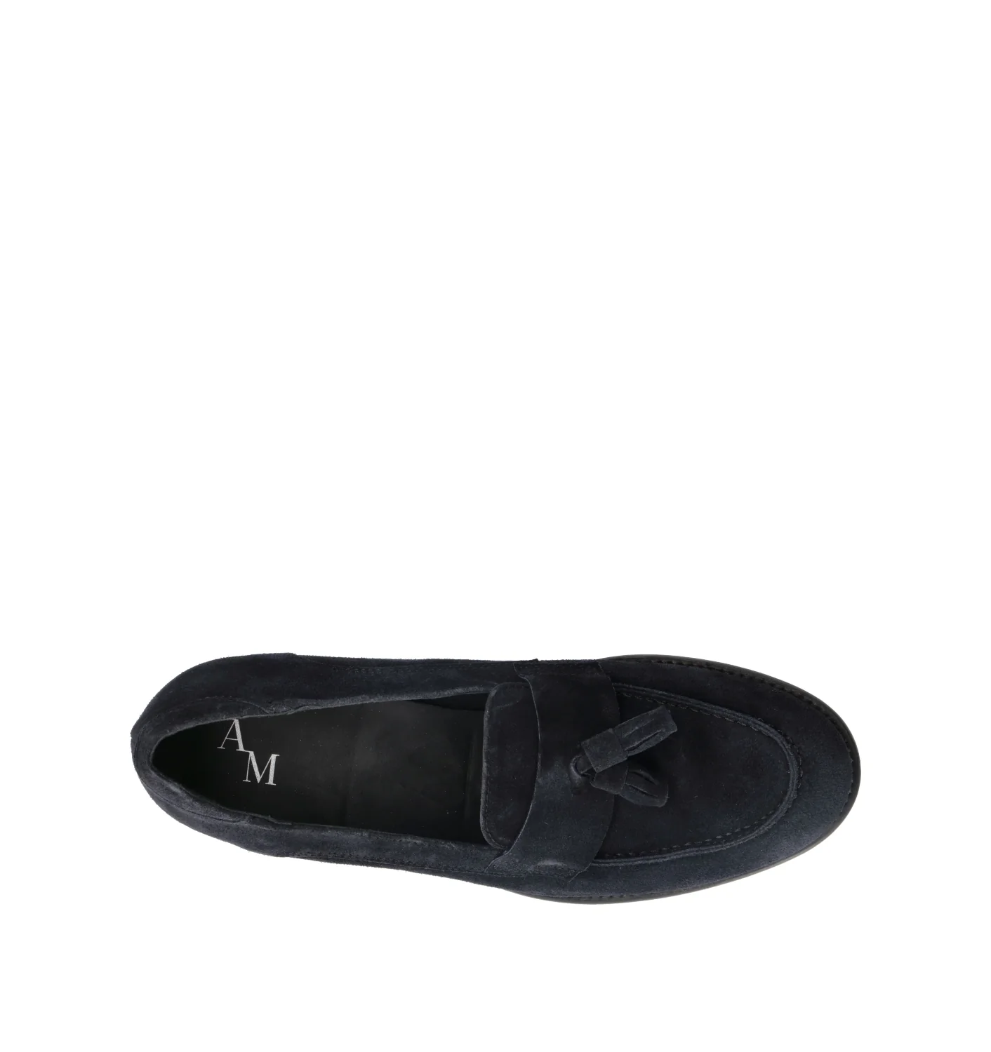 ANTICO MASTRO Mocassino uomo blu in suede - Image 5