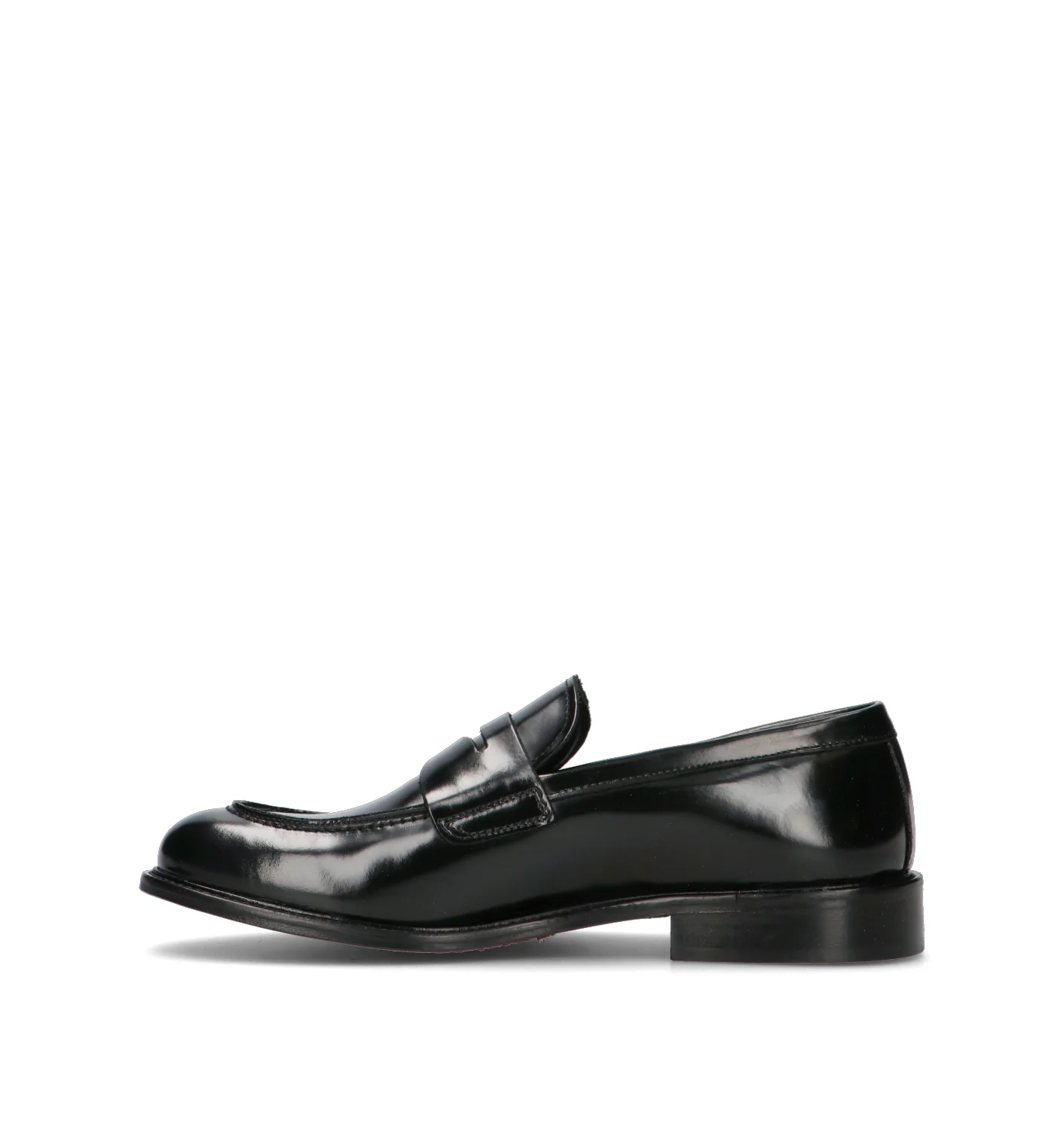 ANTICO MASTRO Mocassino uomo nero in pelle - Image 4