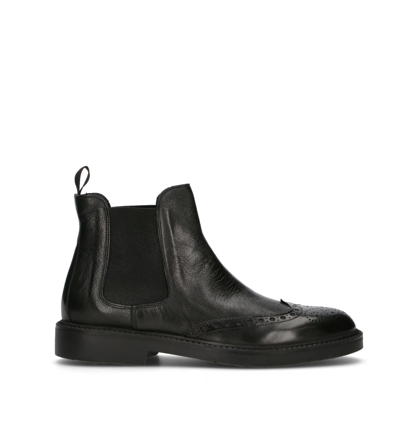 ANTICO MASTRO Beatles uomo nero in pelle