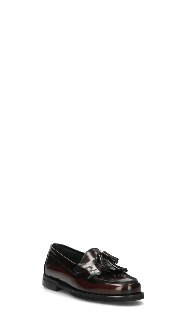 ANTICO MASTRO Mocassino donna bordeaux in pelle - Image 2