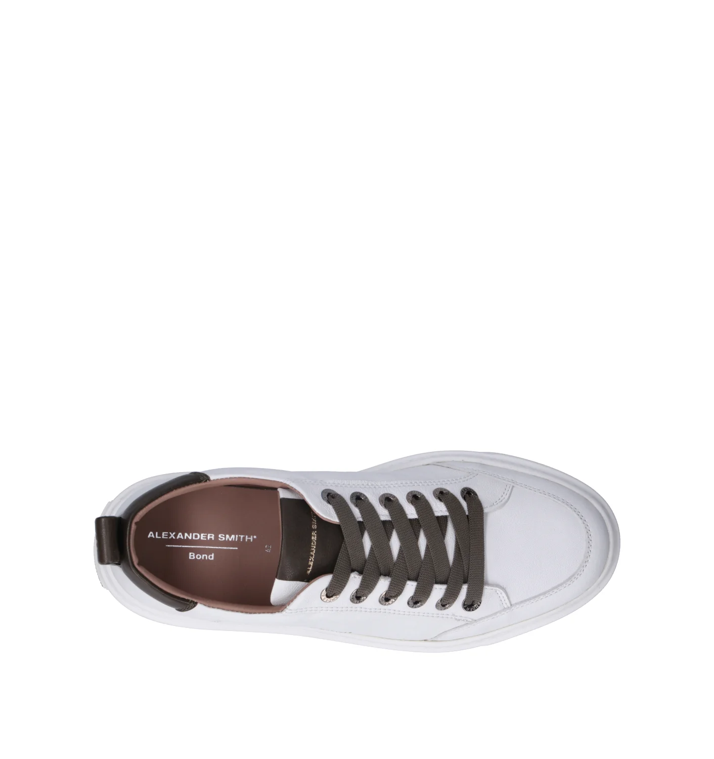 ALEXANDER SMITH Sneaker uomo bianca/marrone - Image 5