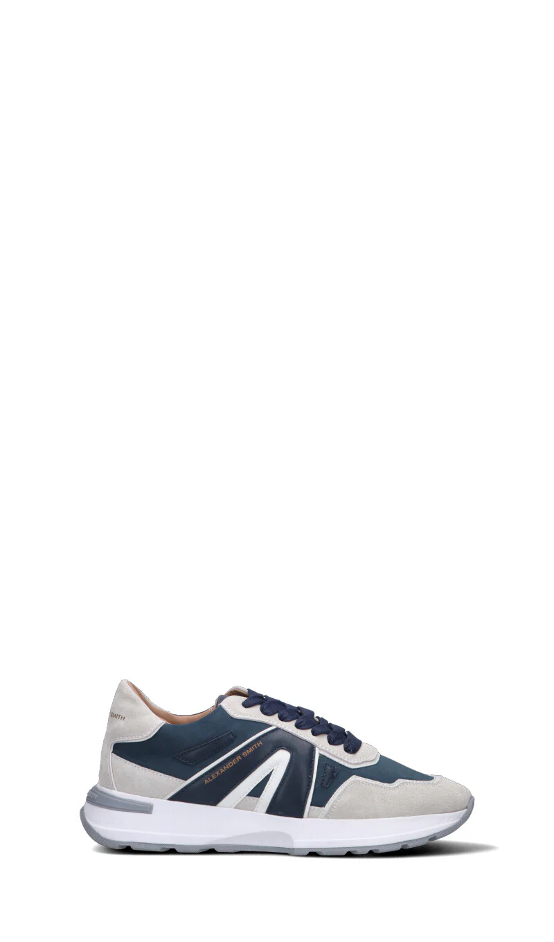 ALEXANDER SMITH Sneaker uomo bianca/blu