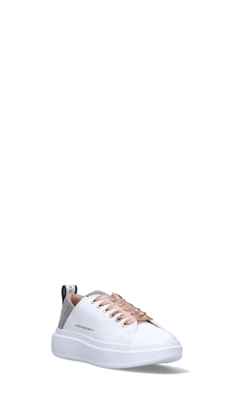 ALEXANDER SMITH Sneaker donna bianca in pelle - Image 2