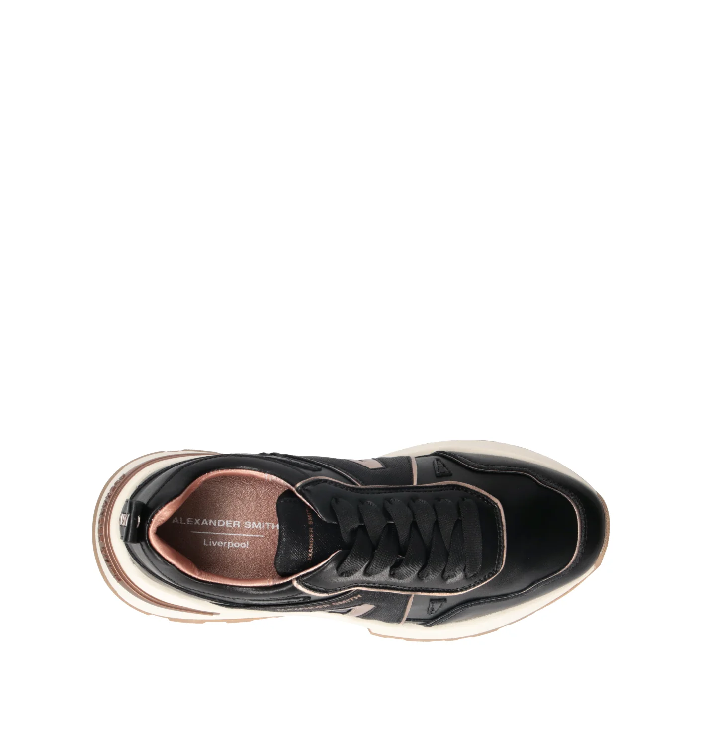 ALEXANDER SMITH Sneaker donna nera in pelle - Image 5