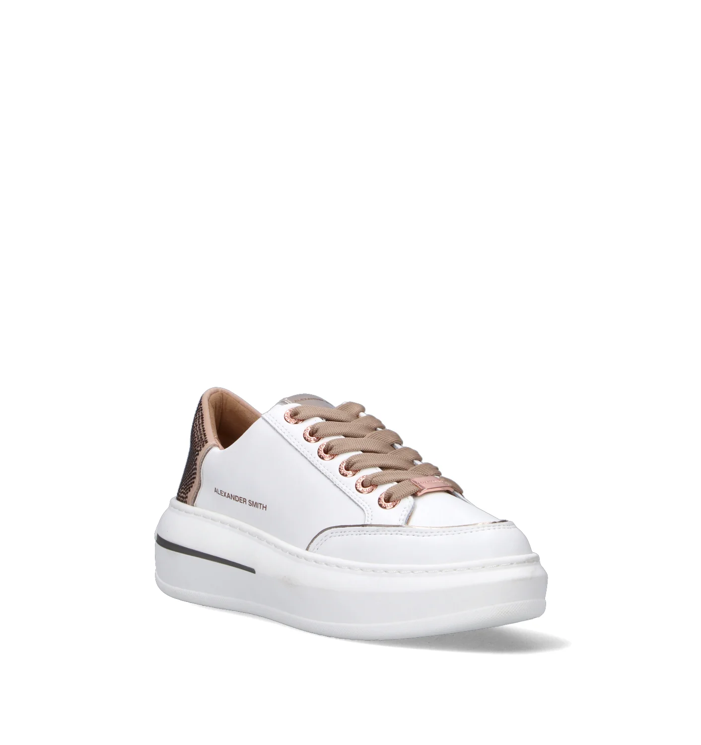 ALEXANDER SMITH Sneaker donna bianca in pelle - Image 2