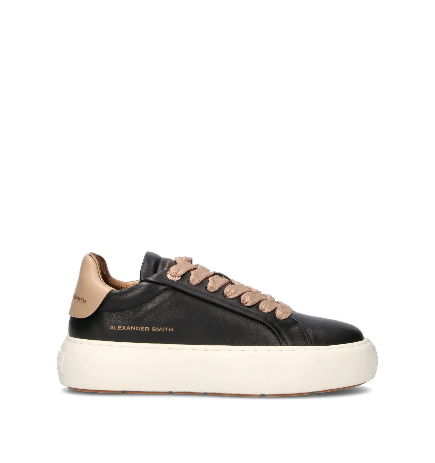 ALEXANDER SMITH Sneaker donna nera/nude in pelle