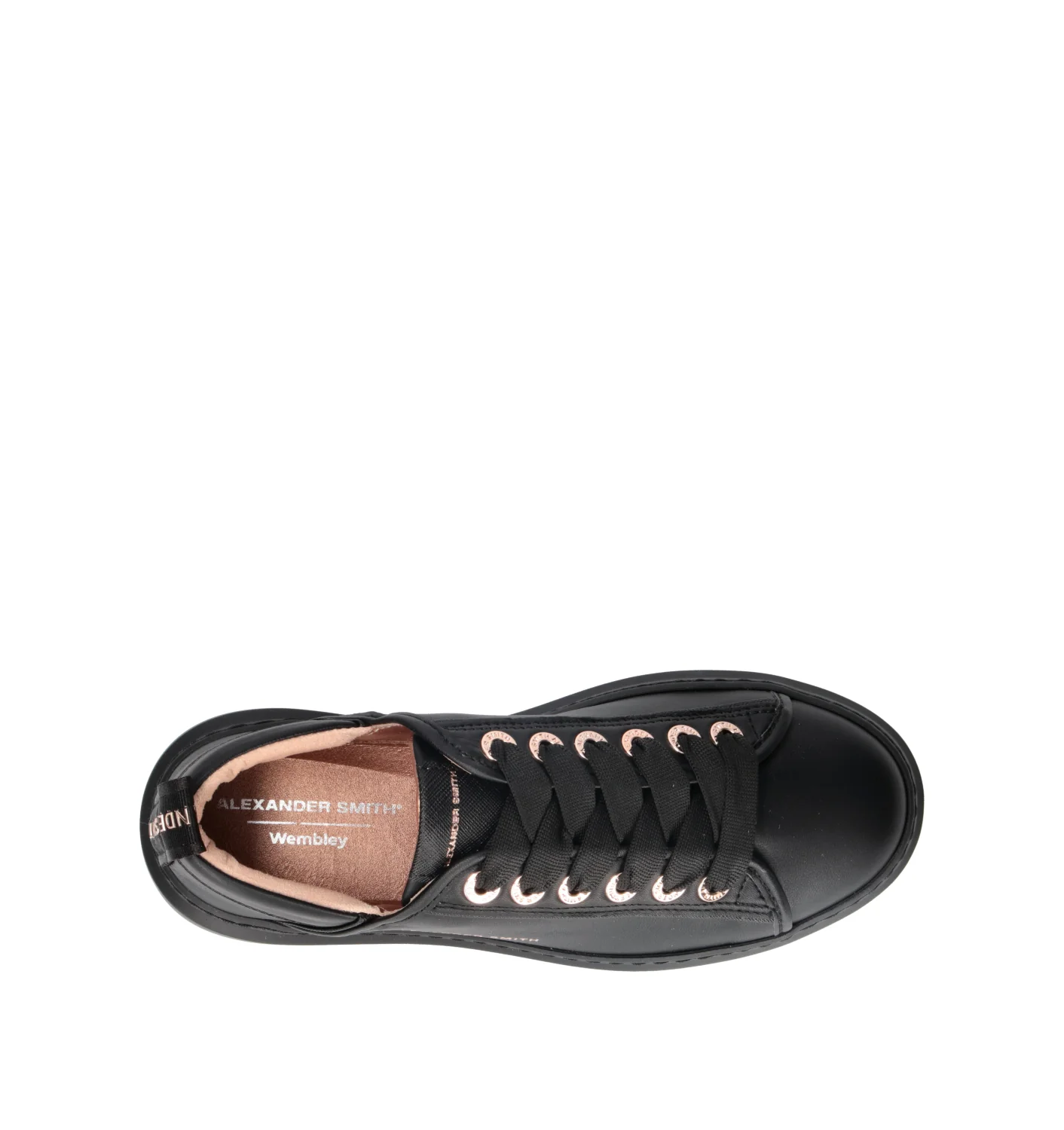 ALEXANDER SMITH Sneaker donna nera in pelle - Image 5