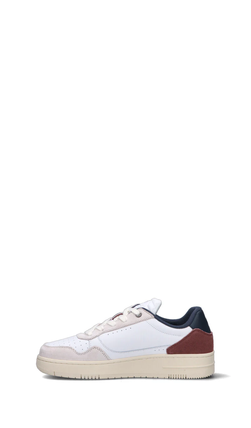 COLMAR Sneaker uomo bianca/blu in pelle - Image 4