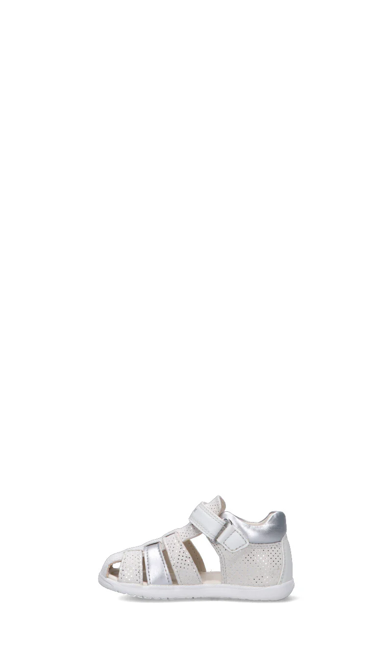 GEOX Scarpa bimbo bianca/beige in pelle - Image 4