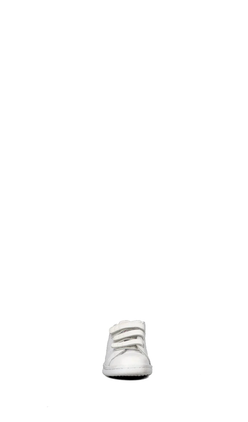 ADIDAS ORIGINAL STAN SMITH Sneakers bambino bianco/viola in pelle - Image 3