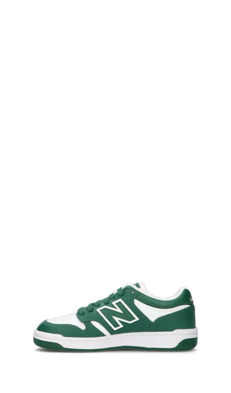 NEW BALANCE 480 Sneaker donna bianca/verde in pelle - Image 4