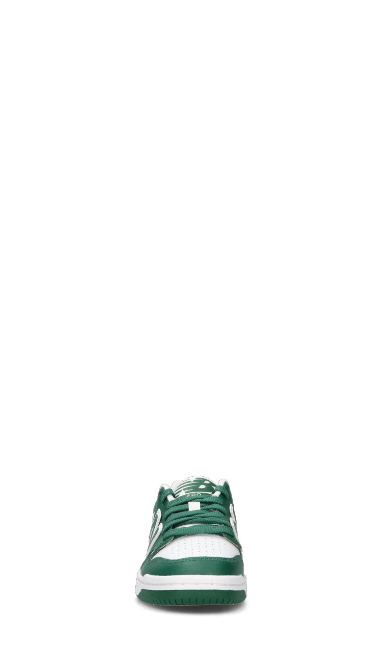 NEW BALANCE 480 Sneaker uomo bianca/verde in pelle - Image 3