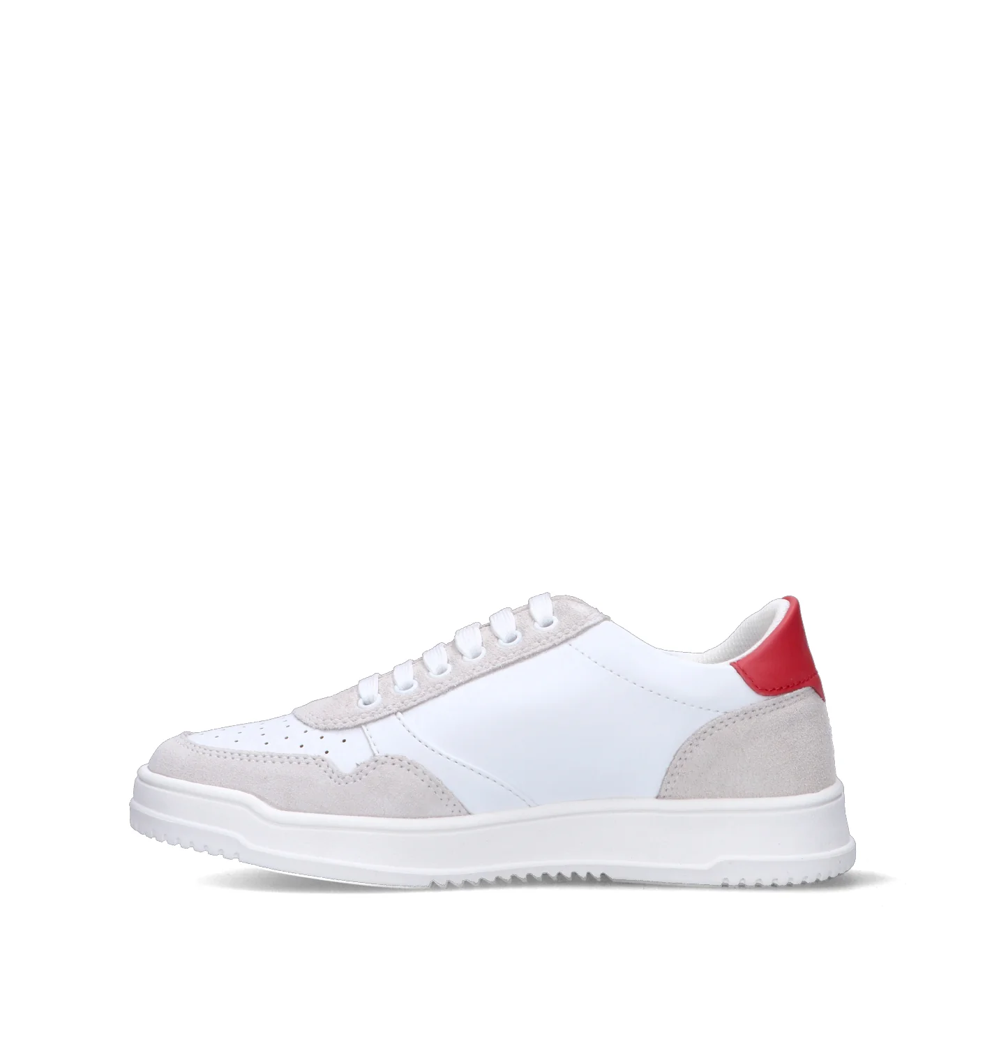 DIESEL Sneaker ragazzo bianca/rossa - Image 4