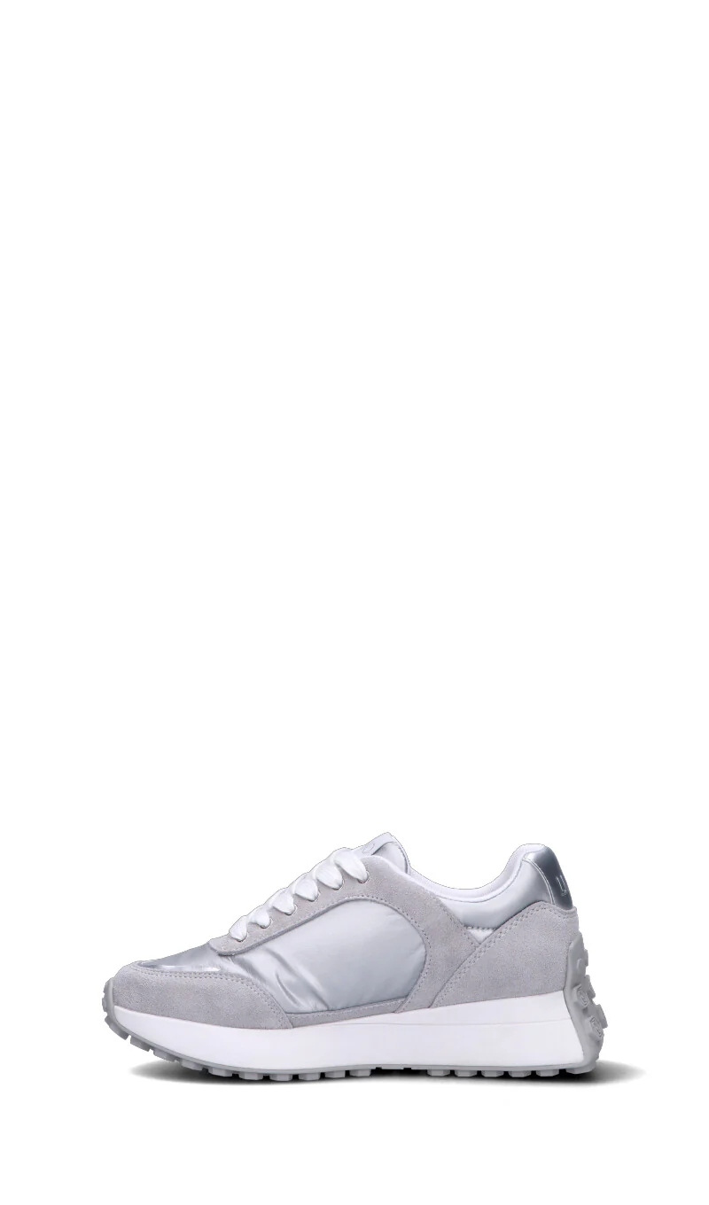 LIU JO Sneaker donna argento in suede - Image 4
