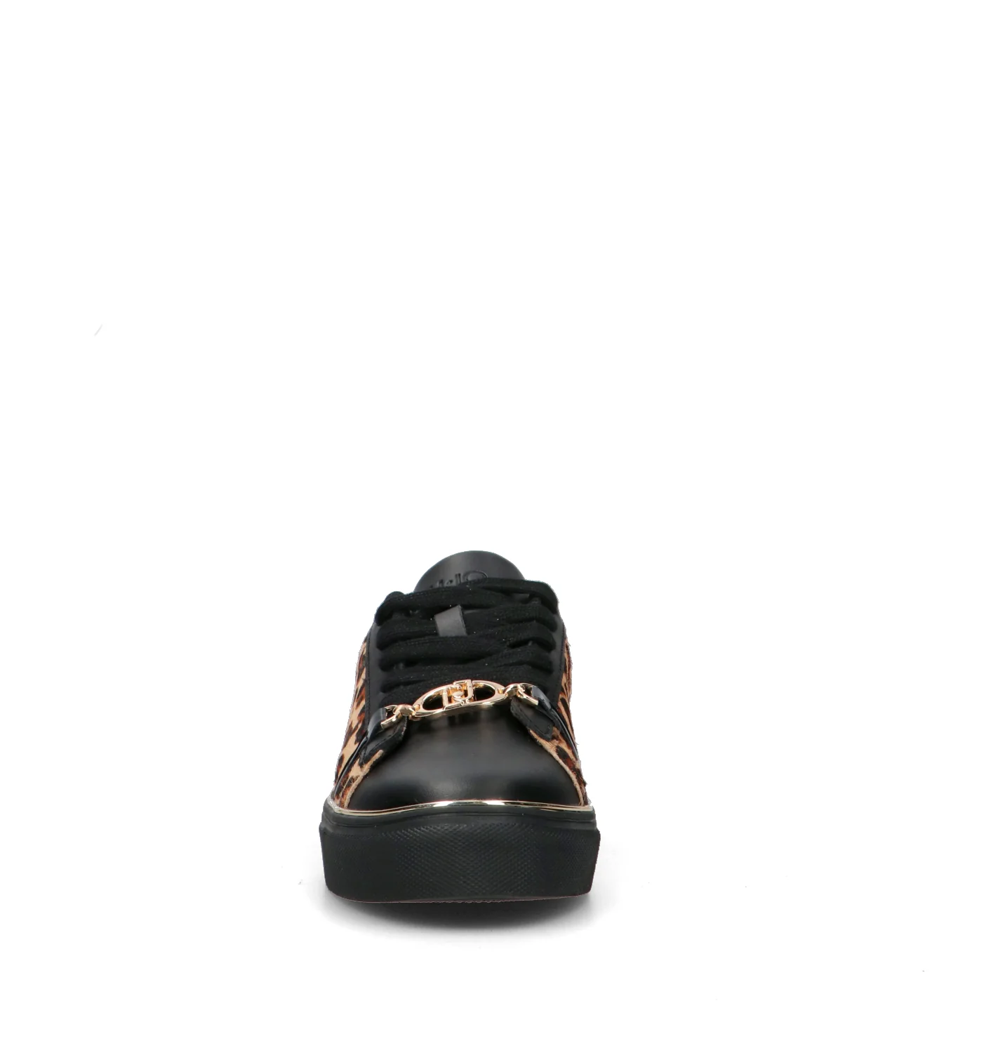 LIU JO Sneaker donna nera/maculata in cavallino - Image 3