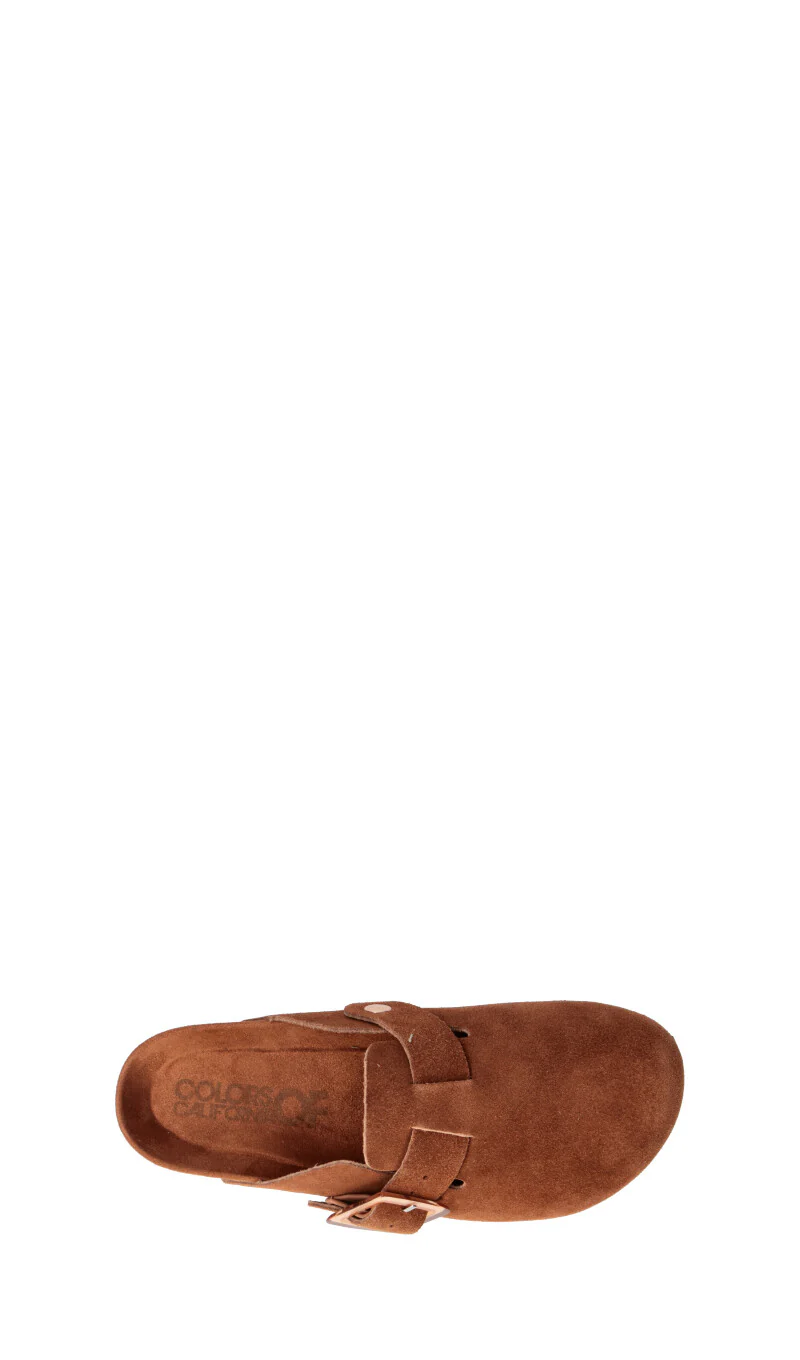 COLORS OF CALIFORNIA Ciabatta donna marrone in suede - Image 5