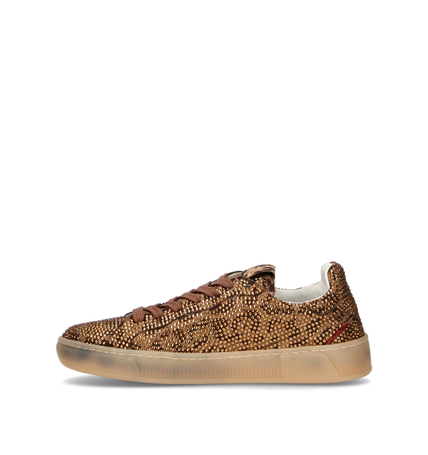 GIO+ Sneaker donna marrone in suede - Image 4