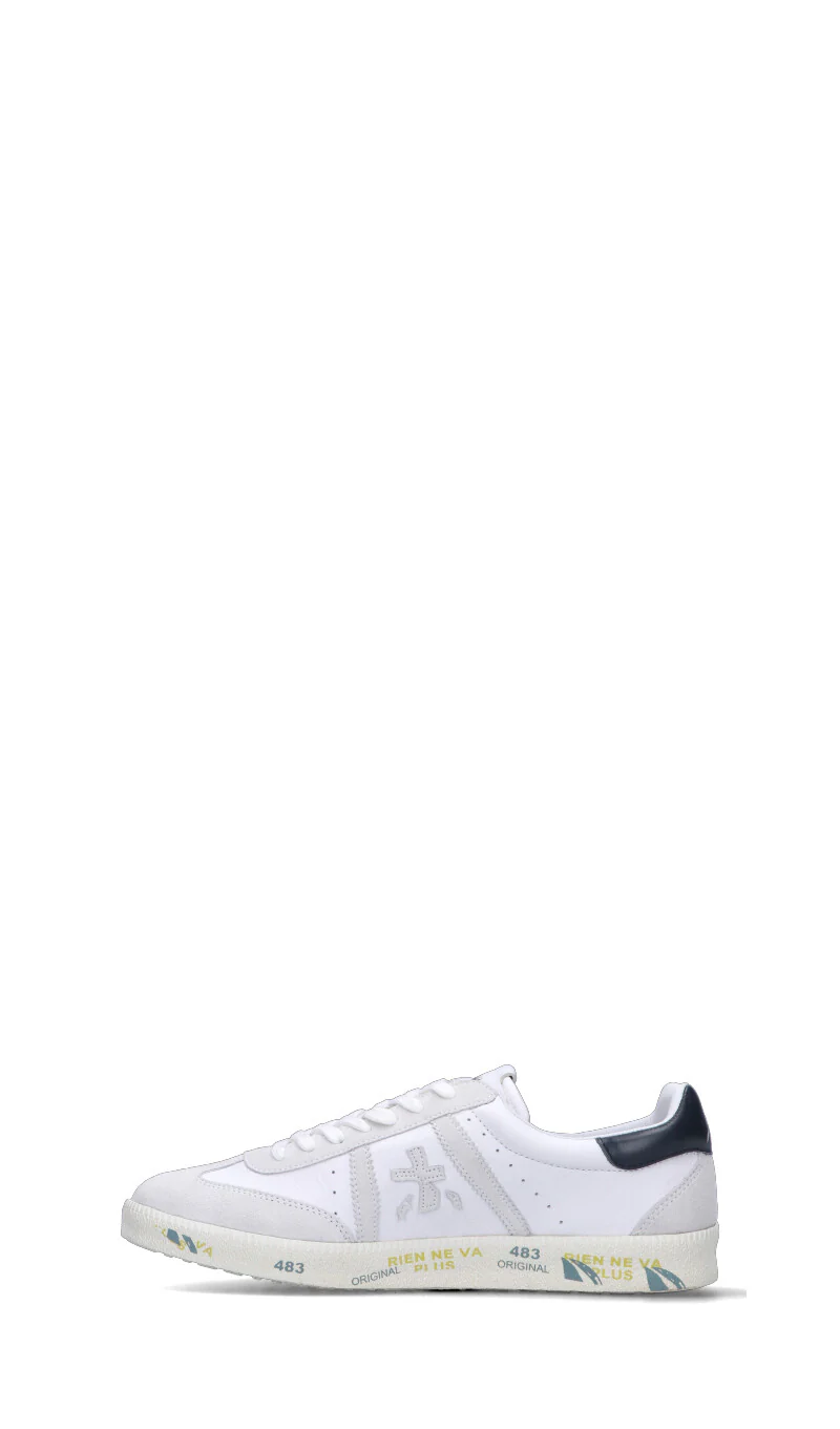 PREMIATA Sneaker uomo bianca/nera/grigia/gialla - Image 4