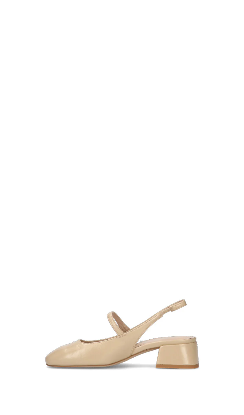 CAFéNOIR Slingback dnna beige in pelle - Image 4