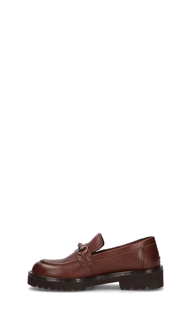 CAFéNOIR Mocassino donna marrone in pelle - Image 4