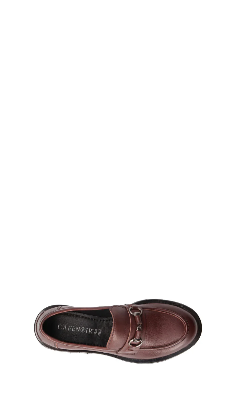 CAFéNOIR Mocassino donna marrone in pelle - Image 5