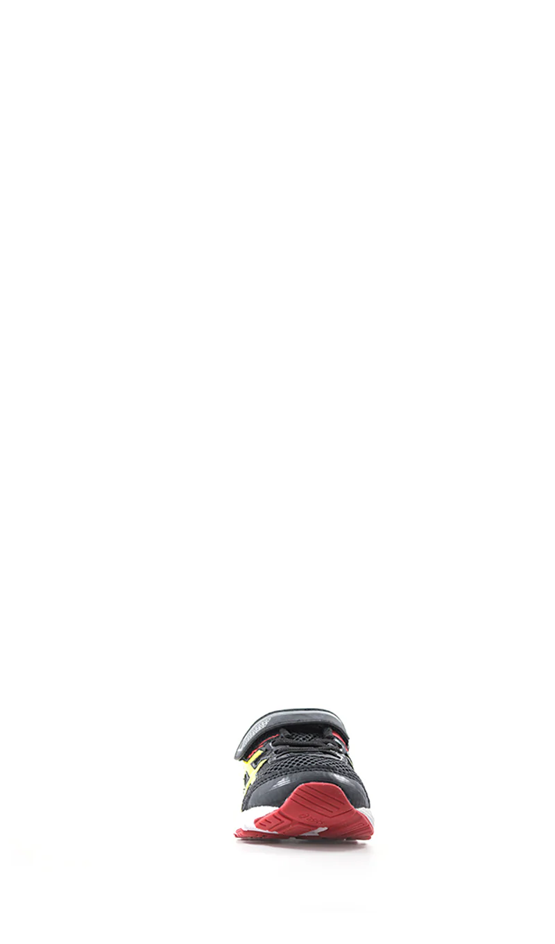 ASICS GT 1000 4 Sneaker bimbo nera/gialla in tessuto - Image 4