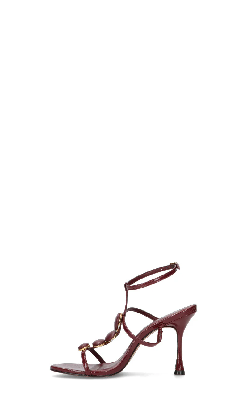 VICENZA Sandalo donna bordeaux in pelle - Image 4