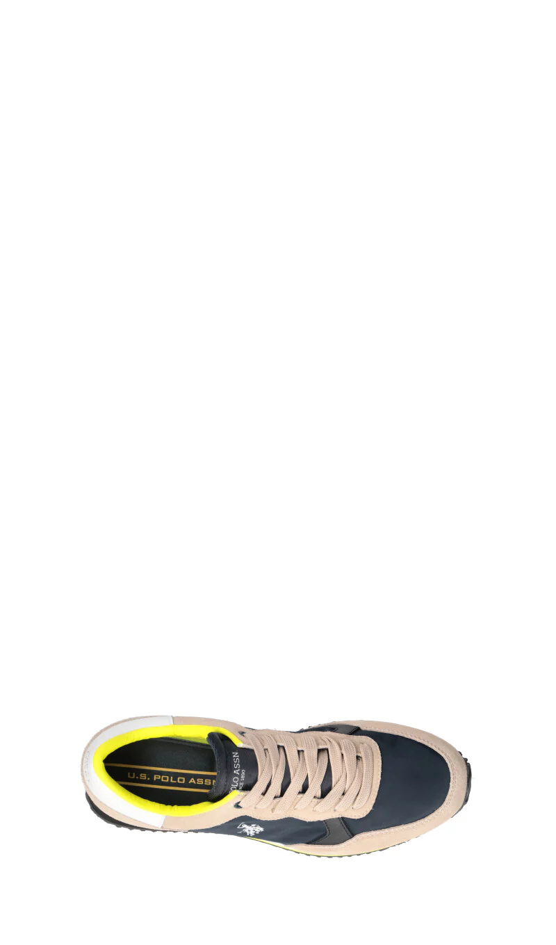 U.S. POLO ASSN. Sneaker uomo beige/blu - Image 5