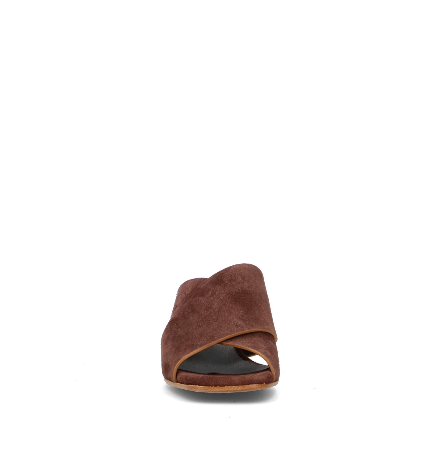 CURIOSITE Sandalo donna marrone in suede - Image 3