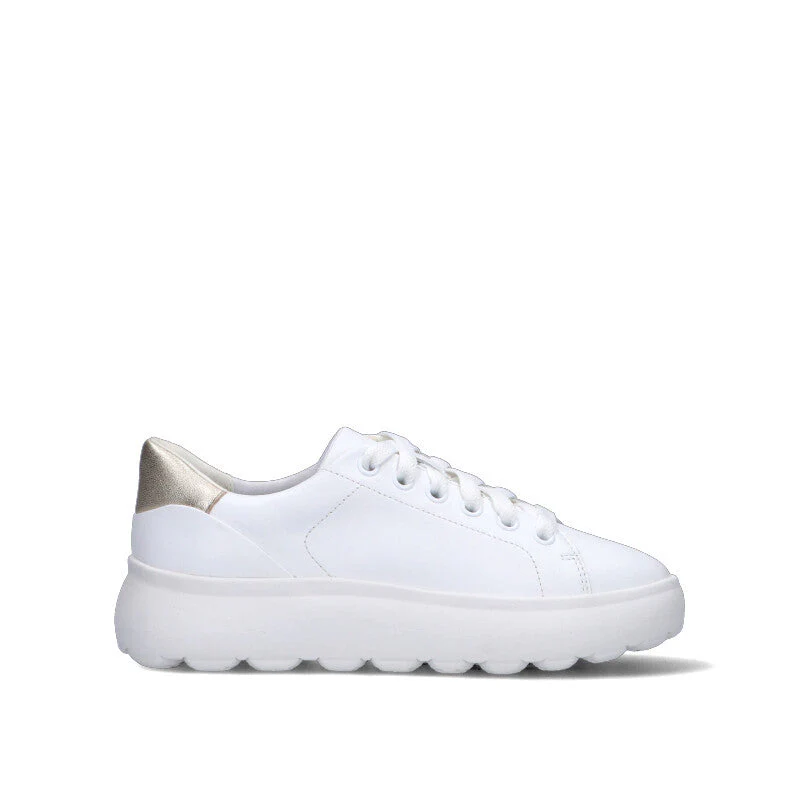 GEOX Sneaker donna bianca in pelle
