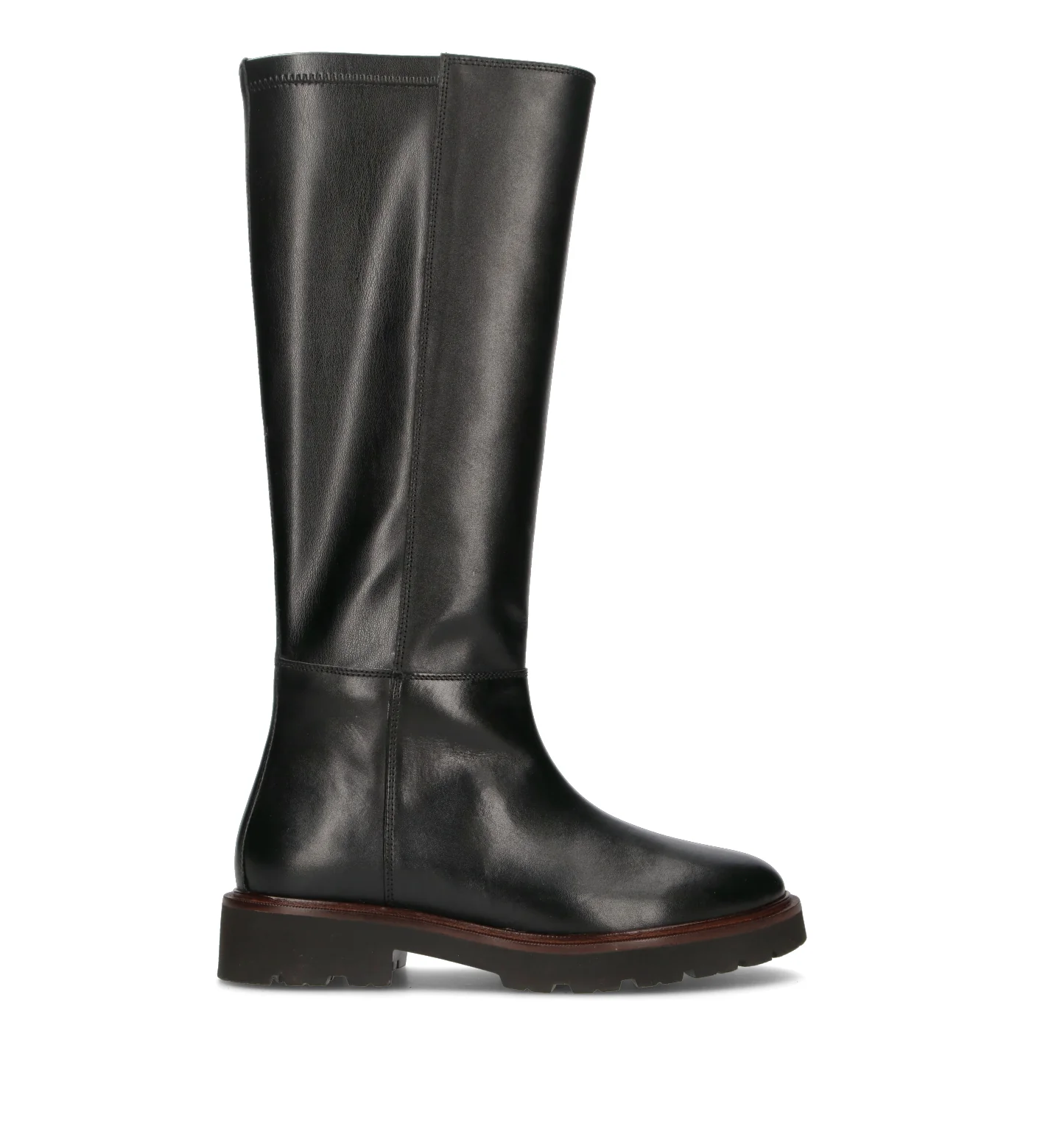 GEOX Stivale donna nero in pelle