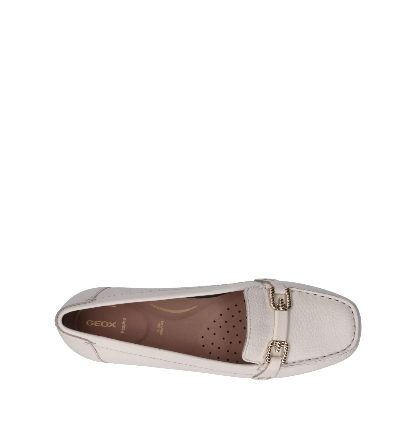 GEOX Mocassino donna bianco in pelle - Image 5