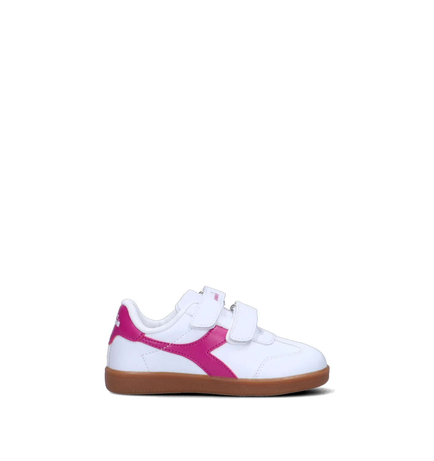DIADORA Sneaker bimba bianca/fucsia