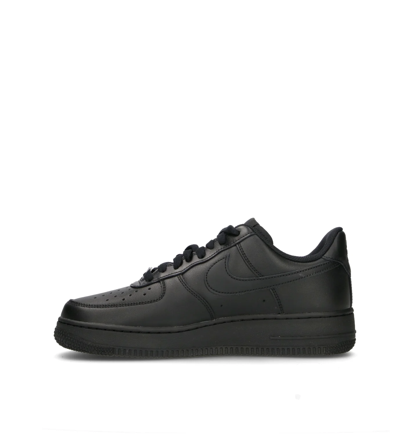 NIKE WMNS AIR FORCE 1 '07 Sneaker uomo nera in pelle - Image 4
