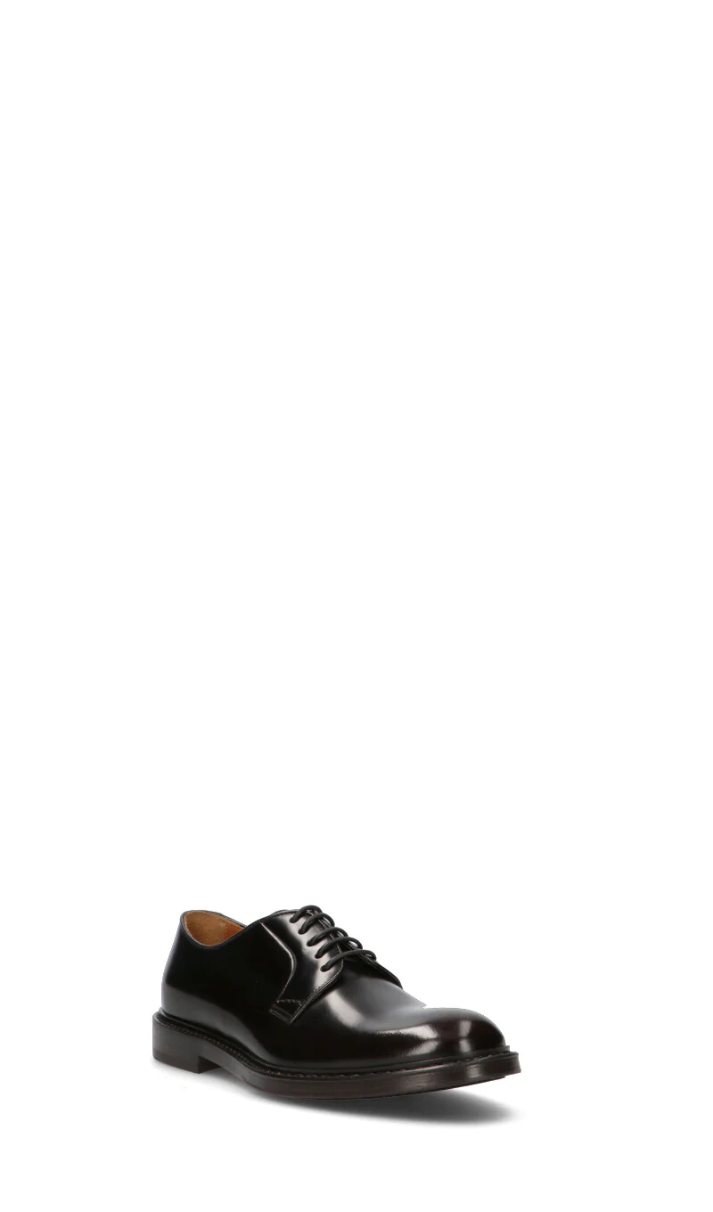 DOUCAL'S Stringata uomo nera in pelle - Image 2