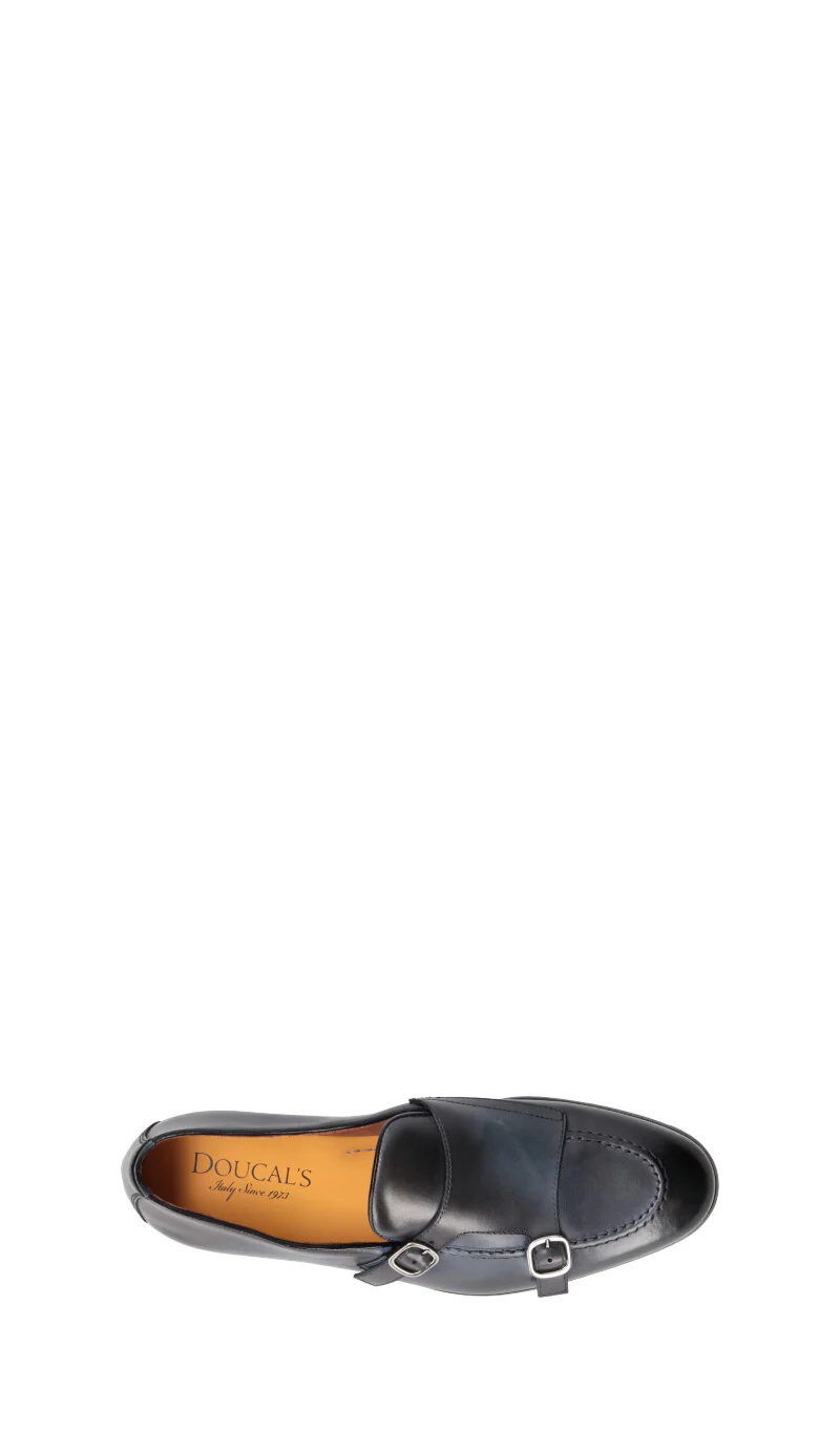DOUCAL'S Mocassino uomo blu in pelle - Image 5