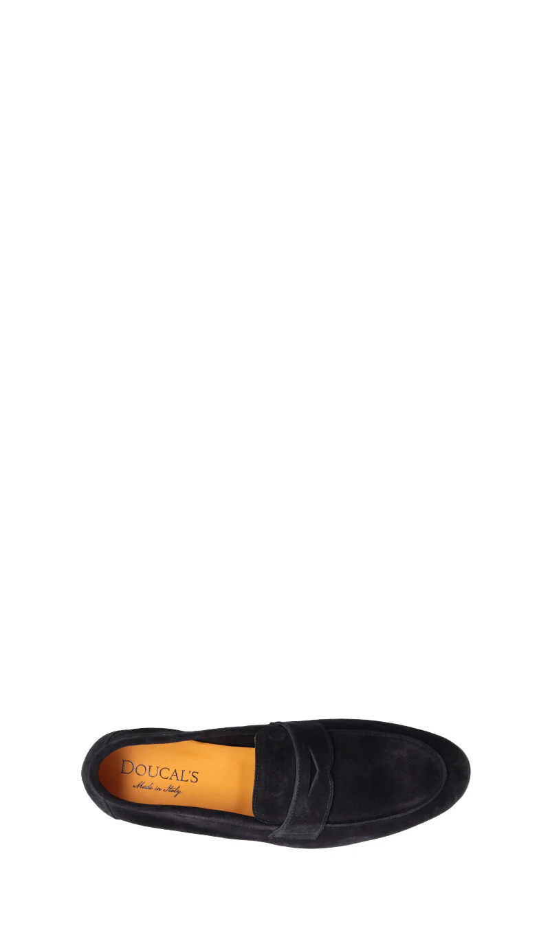 DOUCAL'S Mocassino uomo blu in suede - Image 5