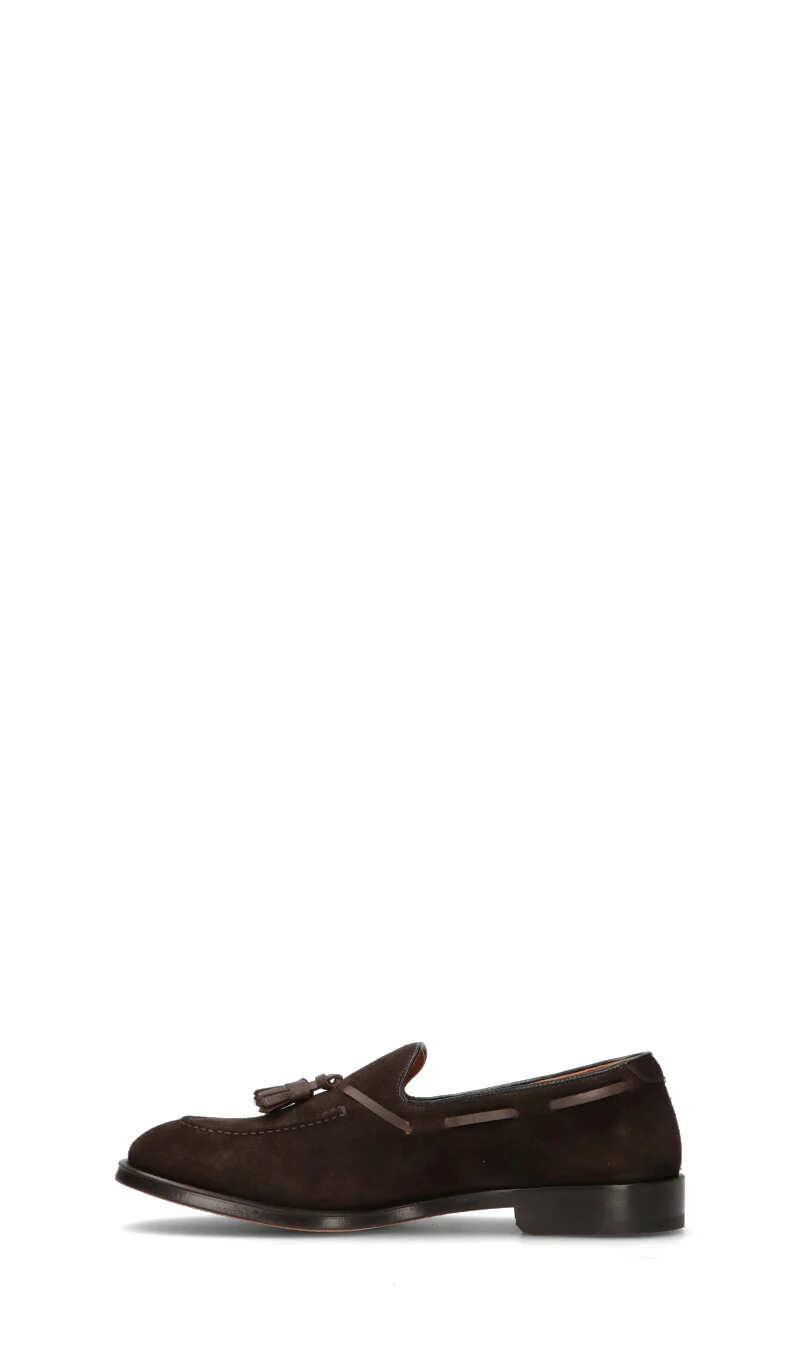 DOUCAL'S Mocassino uomo marrone in suede - Image 4