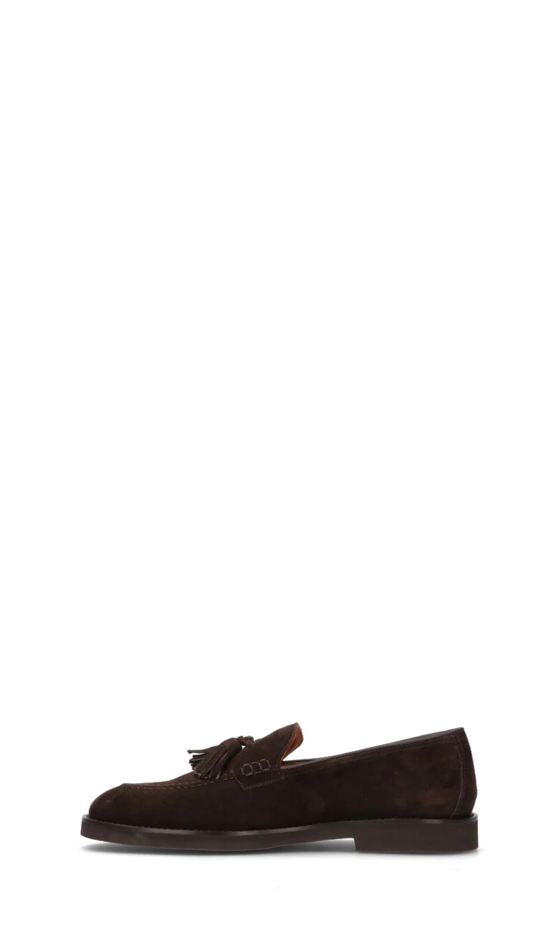 DOUCAL'S Mocassino uomo marrone in suede - Image 4