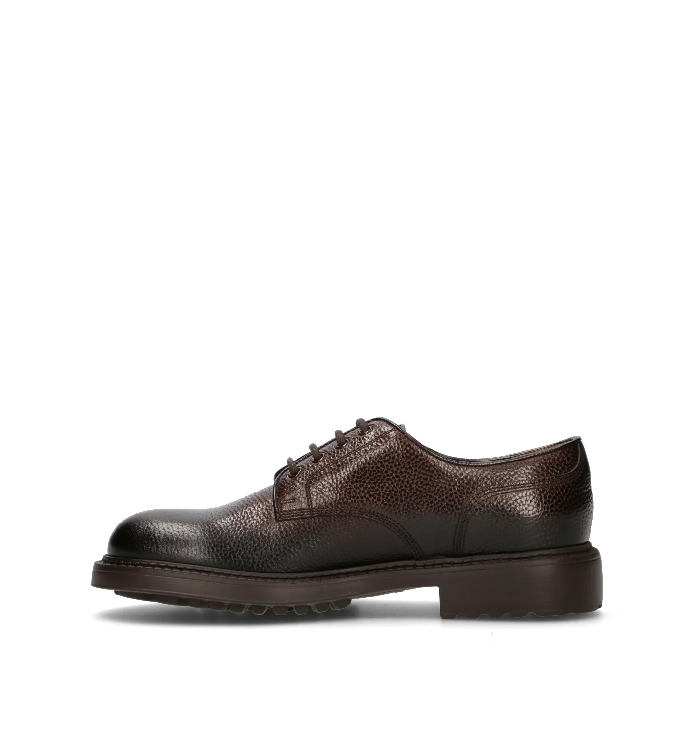DOUCAL'S Stringata uomo ebano in pelle - Image 4
