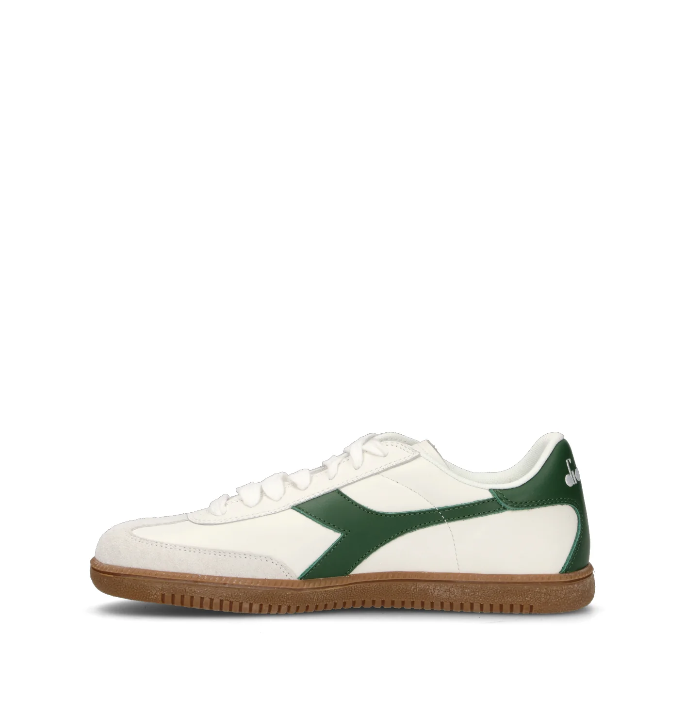 DIADORA TRAINER Sneaker uomo bianca/verde in pelle - Image 4